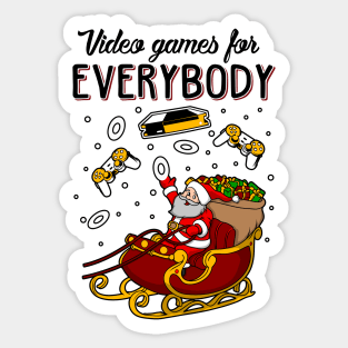 Gamer Ugly Christmas Sweater Sticker